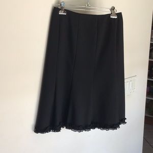 INC black mid skirt in size 2